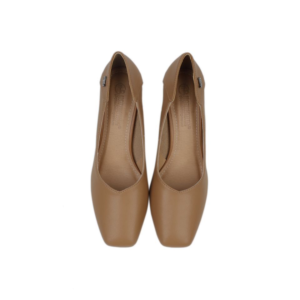 Giày Cao Gót Hạnh Dung Họa Tiết Nhỏ Sau Gót HD27157BI