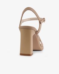 Sandal Cao Gót Hạnh Dung Quai Chữ H Gót Cách Điệu HD27261BI