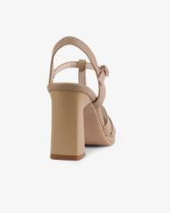 Sandal Cao Gót Hạnh Dung Quai T-Strap Mũi Tròn HD27262BI