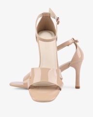 Sandal Cao Gót Hạnh Dung Bít Hậu Quai Bóng HD27267BI