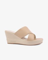 Dép Đế Xuồng Hạnh Dung Chéo Đắp HD27268BI