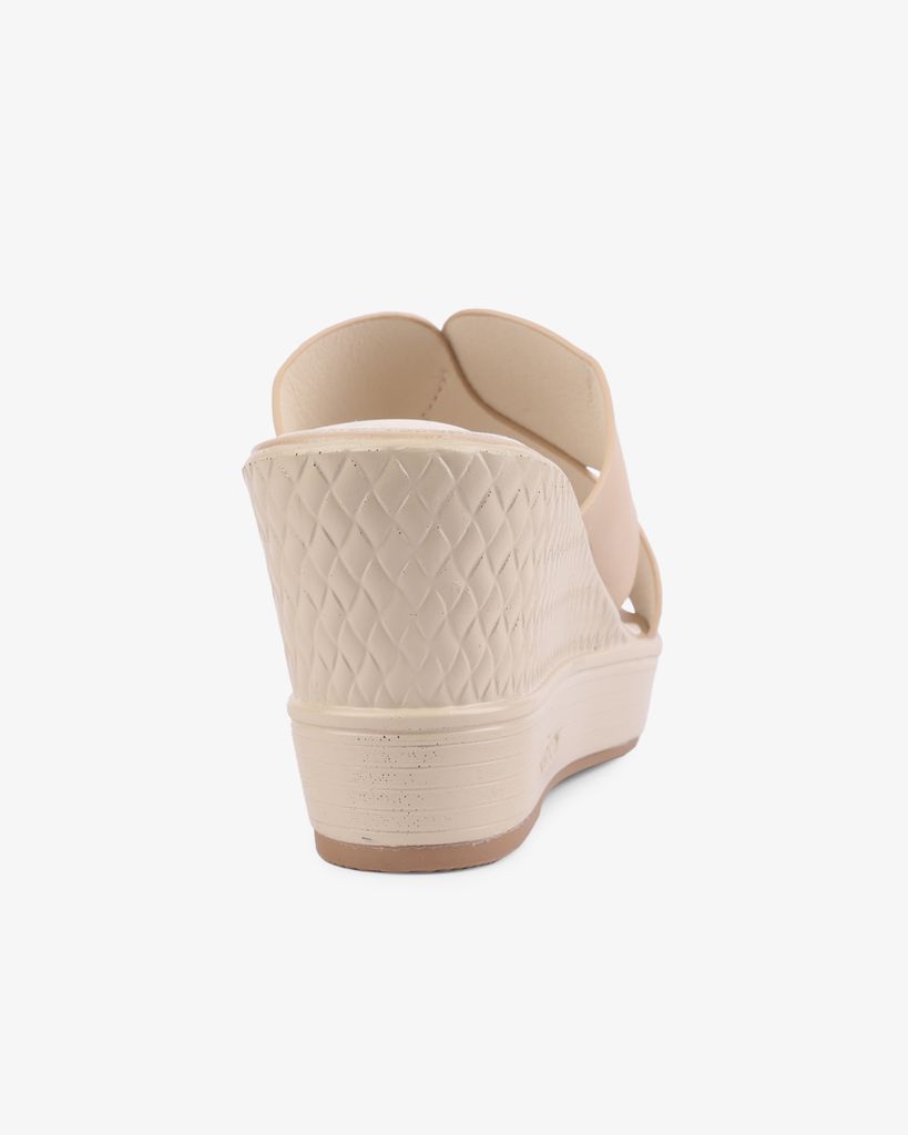 Dép Đế Xuồng Hạnh Dung Chéo Đắp HD27268BI