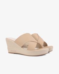 Dép Đế Xuồng Hạnh Dung Chéo Đắp HD27268BI