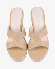 Dép Đế Xuồng Hạnh Dung Quai Luồn Chéo HD27269BI