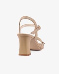 Sandal Cao Gót Hạnh Dung Quai Ngang Khóa Nịt HD27276BI