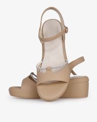 Sandal Đế Xuồng Hạnh Dung Quai Bản Dây Xoàn HD27285BI