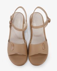 Sandal Đế Xuồng Hạnh Dung Bản Đắp Khóa HD27287BI