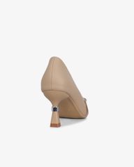 Giày Cao Gót Hạnh Dung Mũi Nhọn Xoàn Xoắn HD27294BI