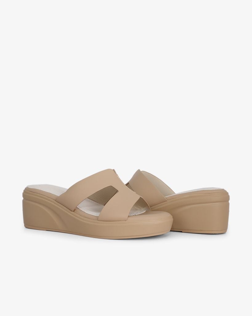 Dép Đế Xuồng Hạnh Dung Quai Chữ H Nối Chỉ HD27296BI