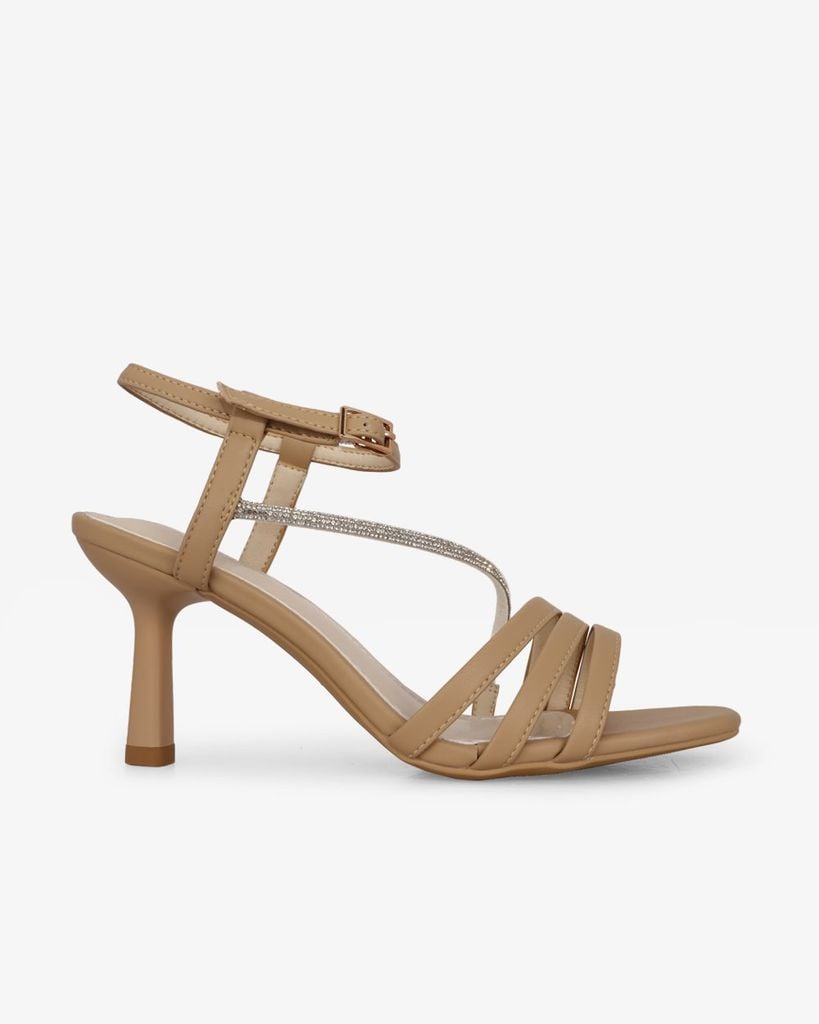 Sandal Cao Gót Hạnh Dung Nhiều Dây Mảnh Gót Nhọn HD27305BI