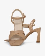 Sandal Cao Gót Hạnh Dung Quai Đan Chéo HD27306BI