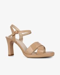 Sandal Cao Gót Hạnh Dung Quai Chéo Gót Trụ HD27307BI