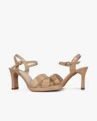 Sandal Cao Gót Hạnh Dung Quai Chéo Gót Trụ HD27307BI