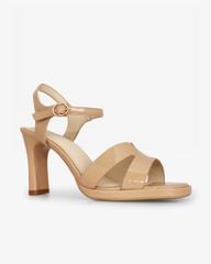 Sandal Cao Gót Hạnh Dung Quai Bóng Chữ H  HD27311BI