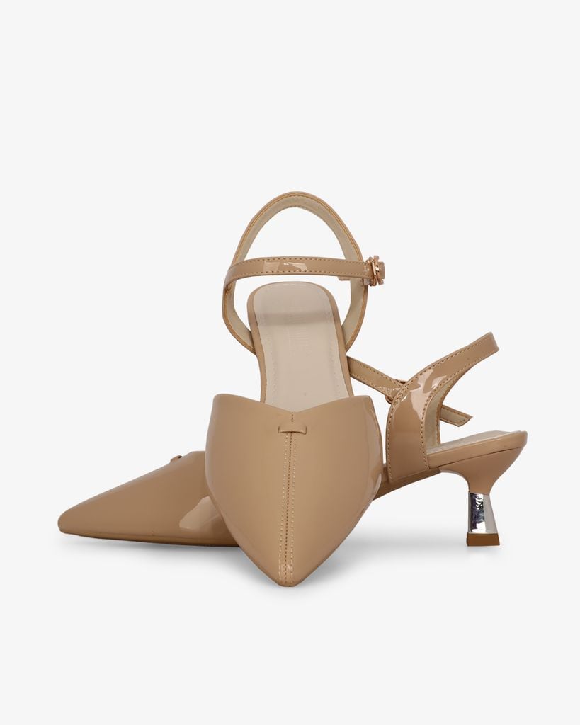 Sandal Cao Gót Hạnh Dung Bít Mũi Nhọn HD27312BI