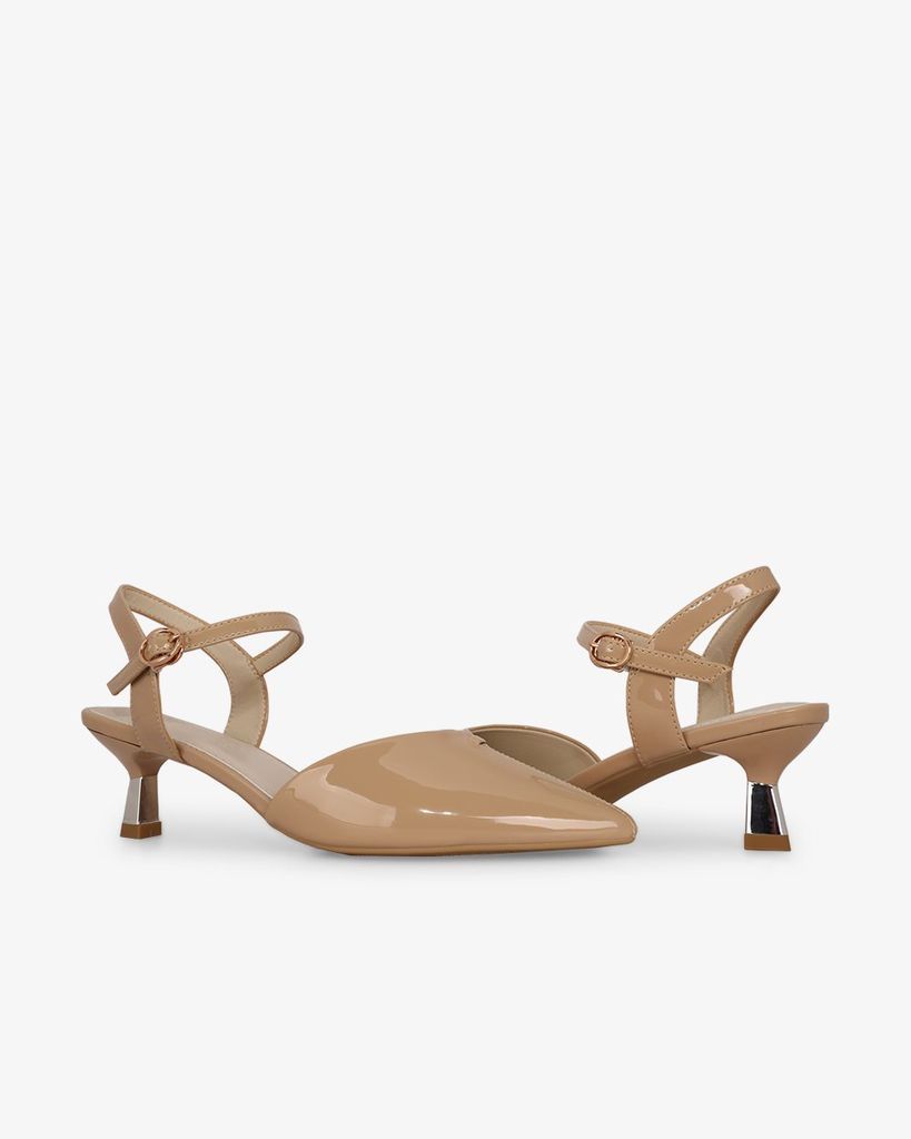 Sandal Cao Gót Hạnh Dung Bít Mũi Nhọn HD27312BI