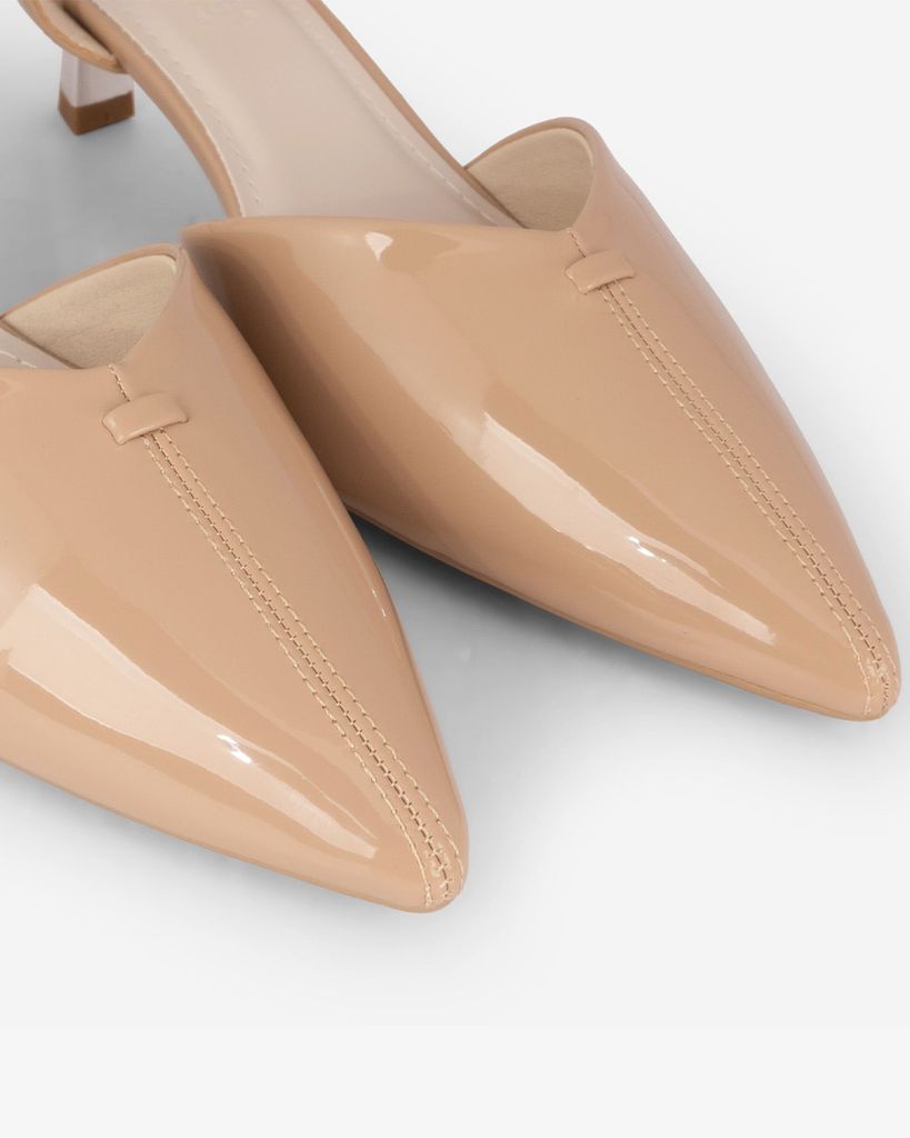 Sandal Cao Gót Hạnh Dung Bít Mũi Nhọn HD27312BI