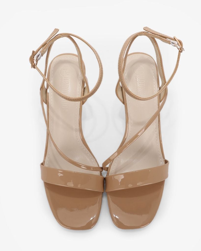 Sandal Cao Gót Hạnh Dung Dây Mảnh  Gót Nhọn  HD27317BI