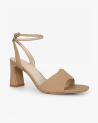 Sandal Cao Gót Hạnh Dung  Quai Ngang Bản Lớn HD27316BI