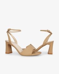 Sandal Cao Gót Hạnh Dung  Quai Ngang Bản Lớn HD27316BI