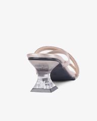 Dép Cao Gót Hạnh Dung Quai Mảnh Gót Cách Điệu HD12265AM