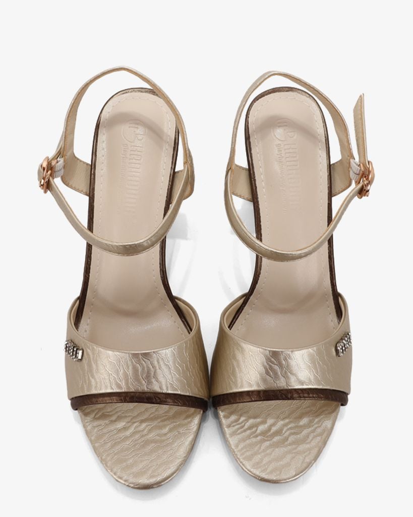 Sandal Cao Gót Hạnh Dung Bản Viền HD27318BI