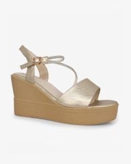 Sandal Đế Xuồng Hạnh Dung Bản Ngang Dây Xoàn Xéo HD27320BI