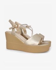 Sandal Đế Xuồng Hạnh Dung Bản Ngang Dây Xoàn Xéo HD27320BI