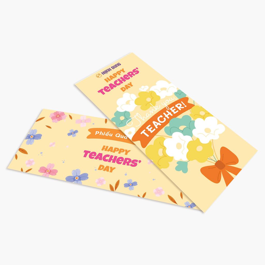 Phiếu Quà Tặng - Ngày Nhà Giáo Việt Nam 20/11