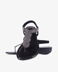 Sandal Xẹp Hạnh Dung Kẹp Xoàn Xoắn HD12251AM
