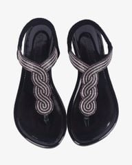 Sandal Xẹp Hạnh Dung Kẹp Xoàn Xoắn HD12251AM