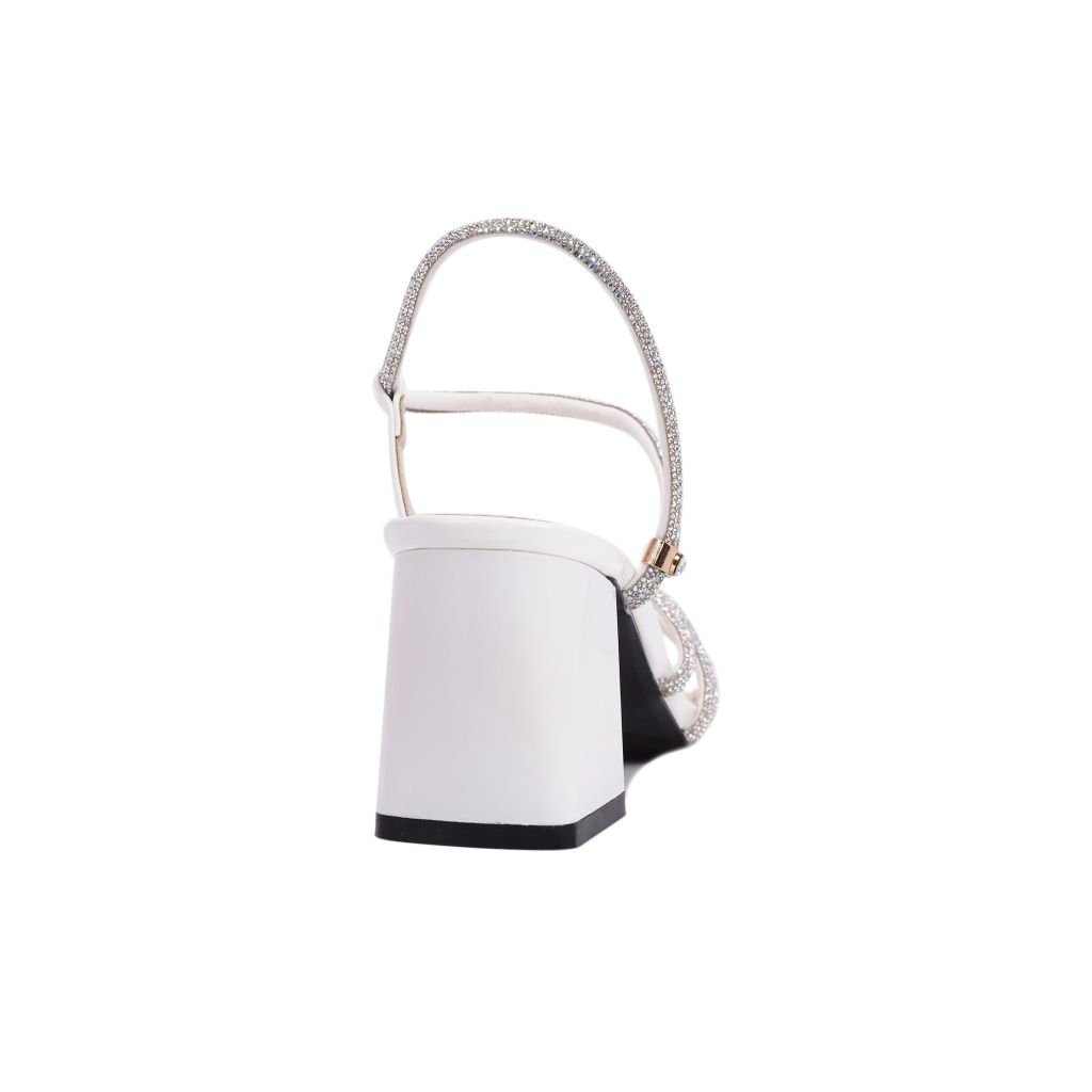 Sandal Cao Gót Albee Nhiều Dây Kim Sa Nối HD0202TQ
