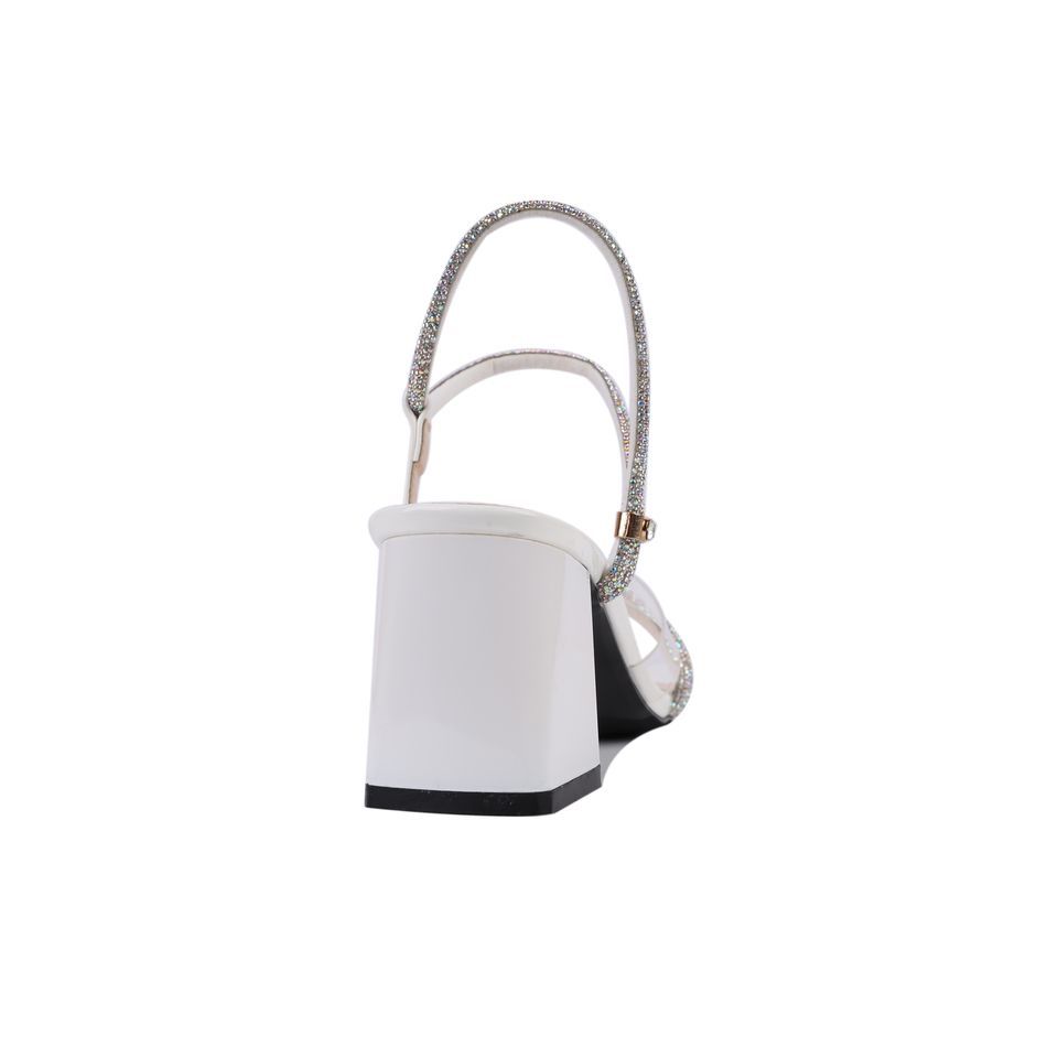 Sandal Cao Gót Albee Quai Trong Phối Dây Kim Sa HD0203TQ