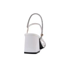 Sandal Cao Gót Albee Quai Trong Phối Dây Kim Sa HD0203TQ