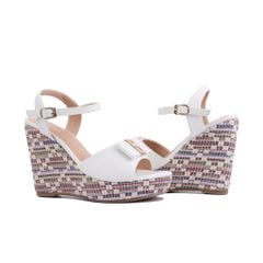 Sandal Xuồng Hạnh Dung Quai Nơ HD02174AB