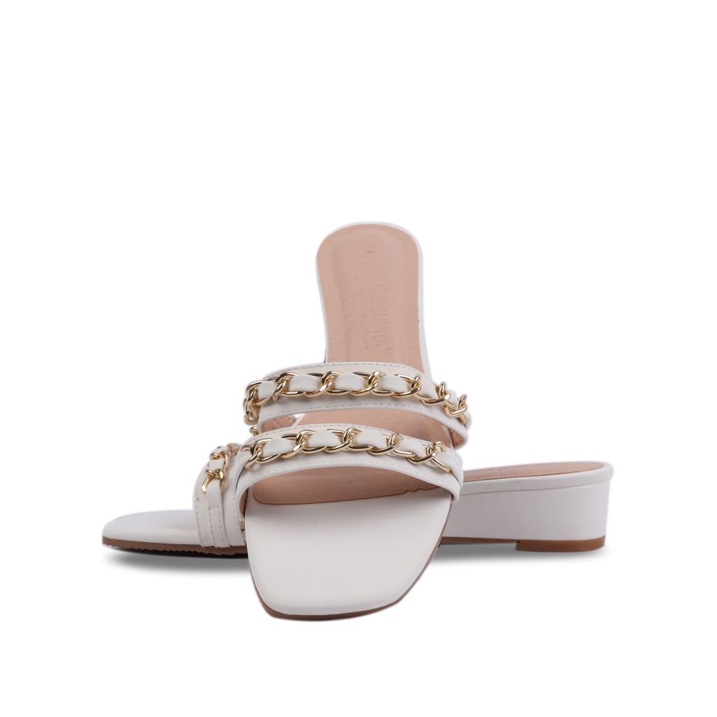 Dép Xuồng Hạnh Dung Quai Phối Phụ Kiện HD02177AB