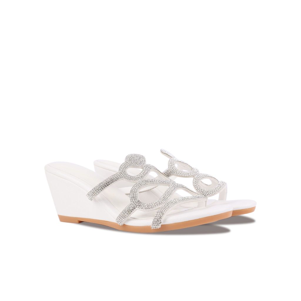 Dép Xuồng Hạnh Dung Quai Rắn Kim Sa 6cm HD02209AB