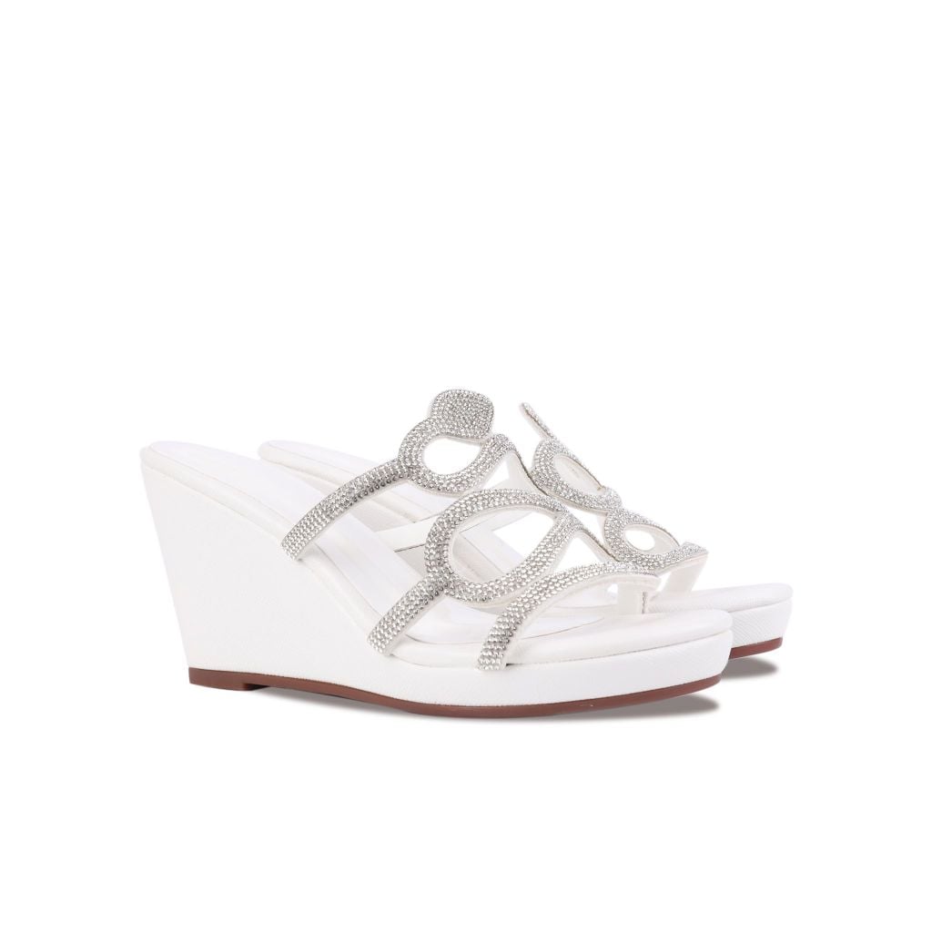 Dép Xuồng Hạnh Dung Quai Rắn Kim Sa 9cm HD02211AB