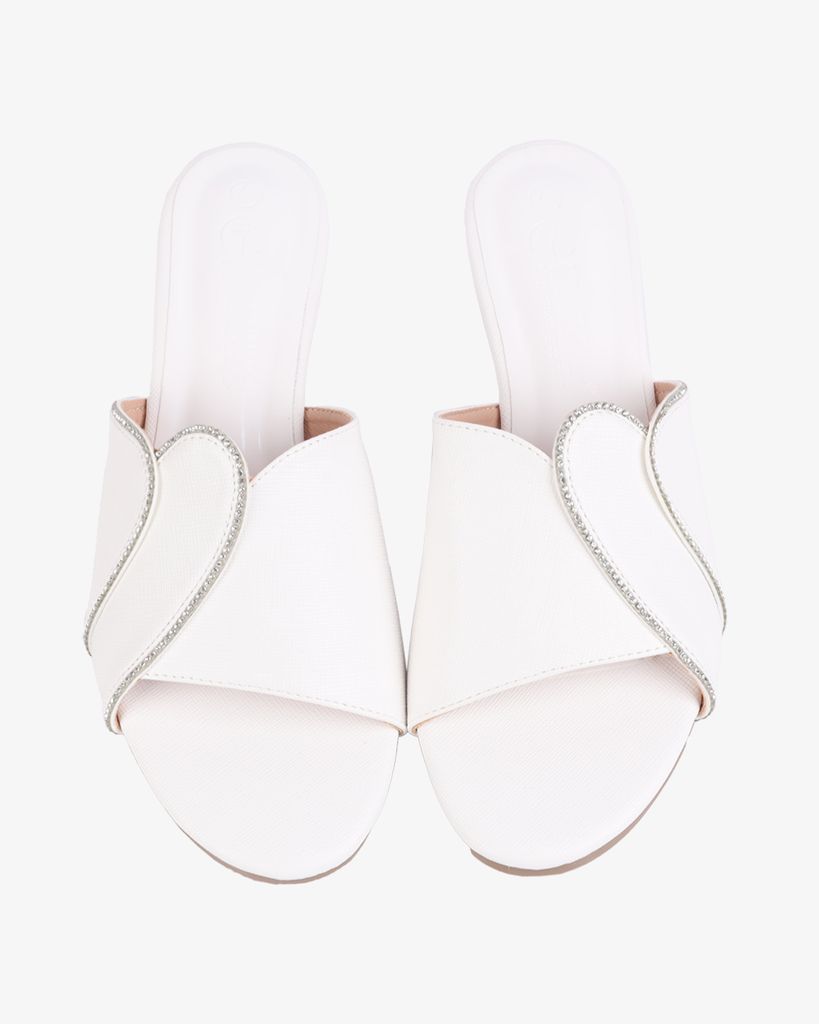 Dép Xuồng Hạnh Dung Quai Bản Họa Tiết Cách Điệu HD02228AB