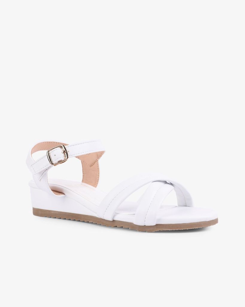 Sandal Xuồng Hạnh Dung Quai Đan Chéo Vân Mềm HD02229AB