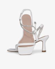 Sandal Cao Gót Hạnh Dung Quai Mảnh Đính Xoàn HD02239AB