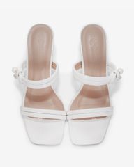 Dép Cao Gót Hạnh Dung Quai Nhị Ngọc Trai HD02240AB