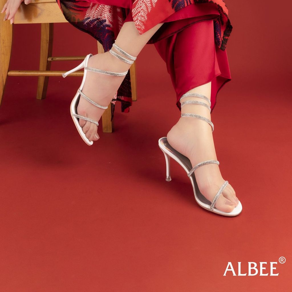 Sandal Cao Gót Albee Quai Quấn Nghệ Thuật Kiêu Sa HD0259TQ