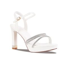 Sandal Cao Gót Albee Quai Mảnh Kim Sa HD0261TQ