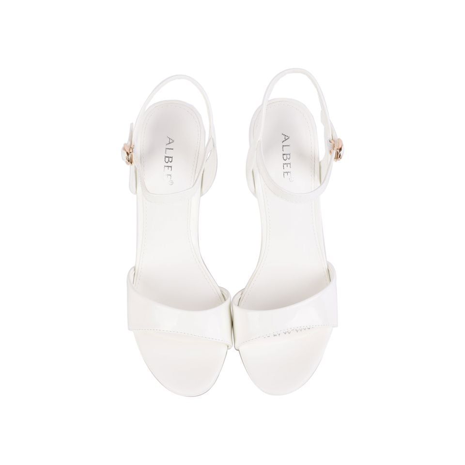 Sandal Cao Gót Albee Quai Ngang Bóng Sang Trọng HD0262TQ