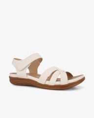 Sandal Đế Xuồng Hạnh Dung Quai Chéo Sọc Vân HD0315AC