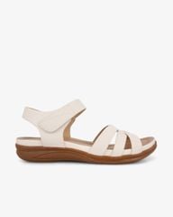 Sandal Đế Xuồng Hạnh Dung Quai Chéo Sọc Vân HD0315AC