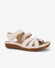 Sandal Đế Xuồng Hạnh Dung Quai Chéo Sọc Vân HD0315AC