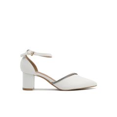 Sandal Cao Gót Hạnh Dung Mũi Nhọn Đính Đá Bít Hậu HD04633AD