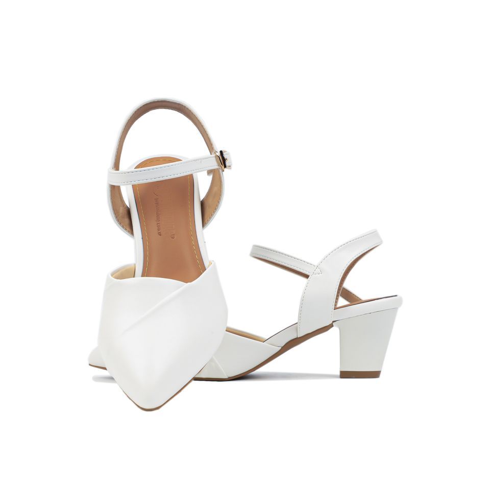 Sandal Cao Gót Hạnh Dung Mũi Nhọn Đắp HD04685AD